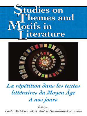cover image of La répétition dans les textes littéraires du Moyen Âge à nos jours